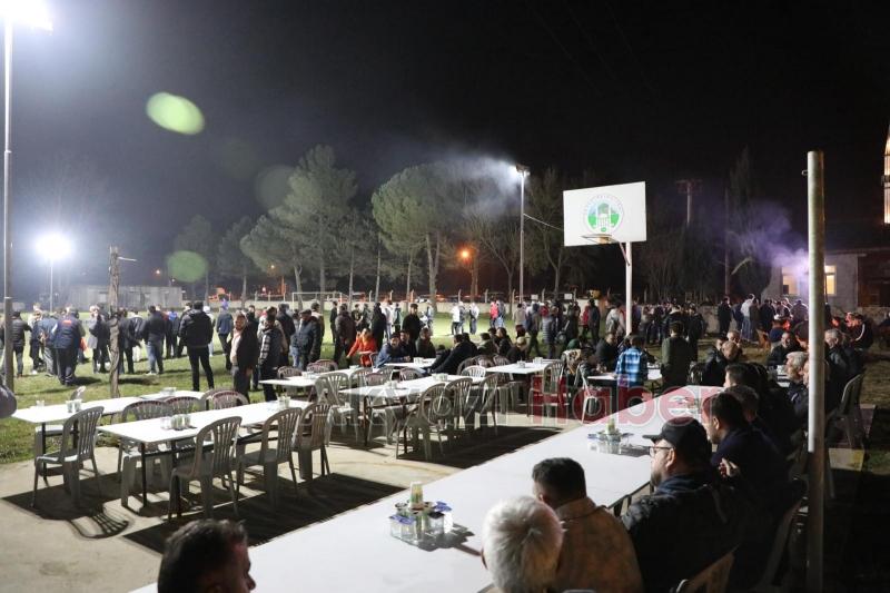 Gençlik buluşmasında hazırlık maçı yaptılar