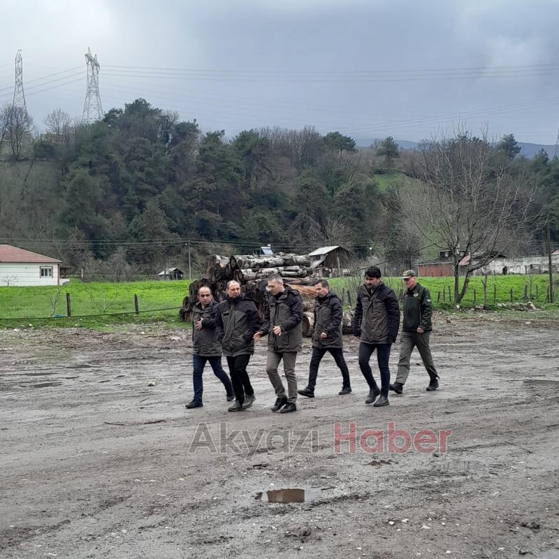 Orman Bölge Müdürü'nden Akyazı'da inceleme