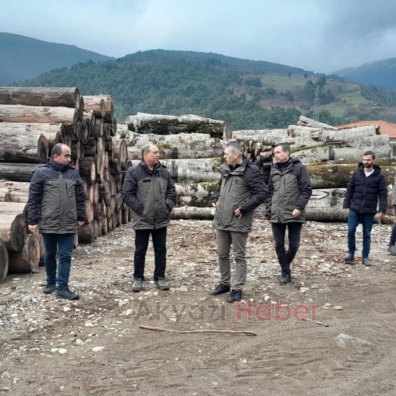Orman Bölge Müdürü'nden Akyazı'da inceleme