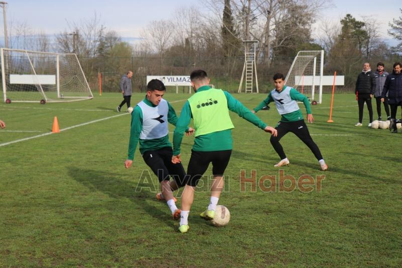 Sakaryaspor Altay maçının hazırlıklarına devam ediyor