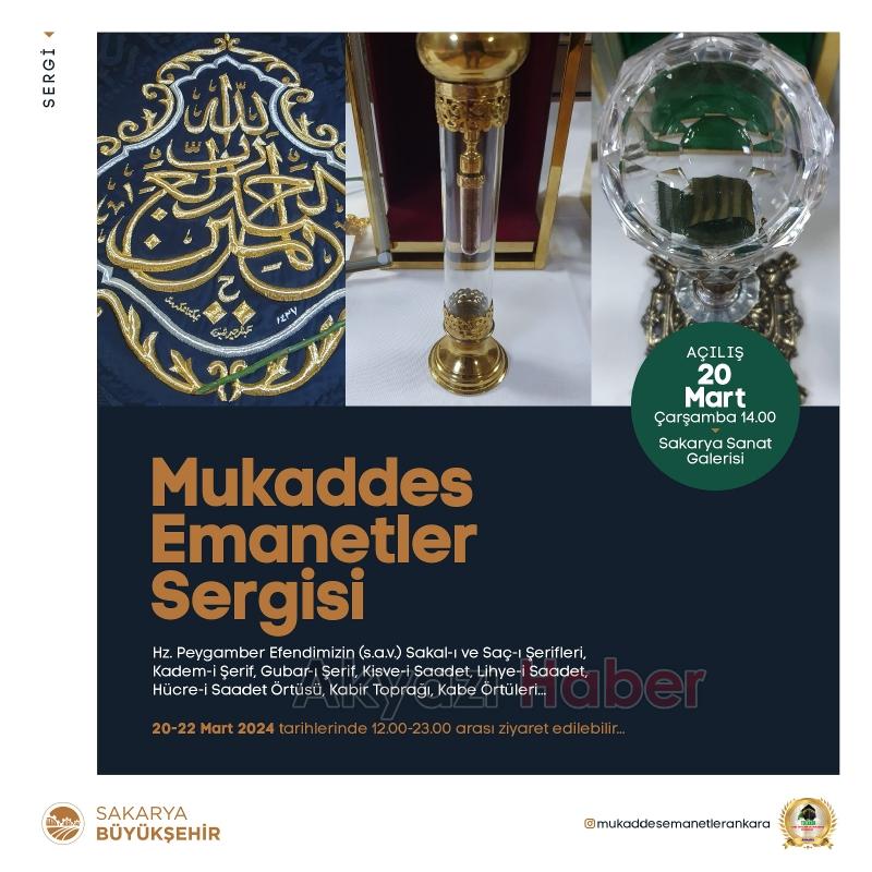Mukaddes Emanetler Sakaryalılarla buluşacak