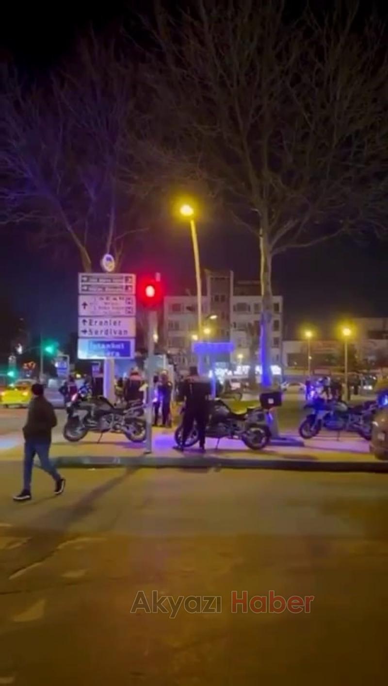 Gar Meydanında iki grup birbirine girdi