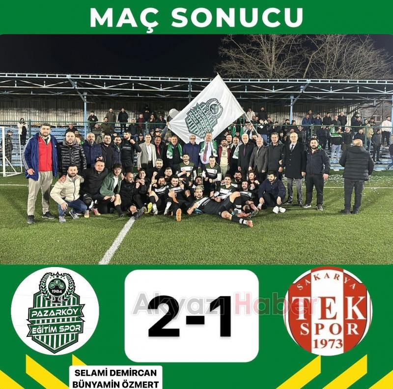 Pazarköy Eğitimspor Süper Amatöre Yükseldi