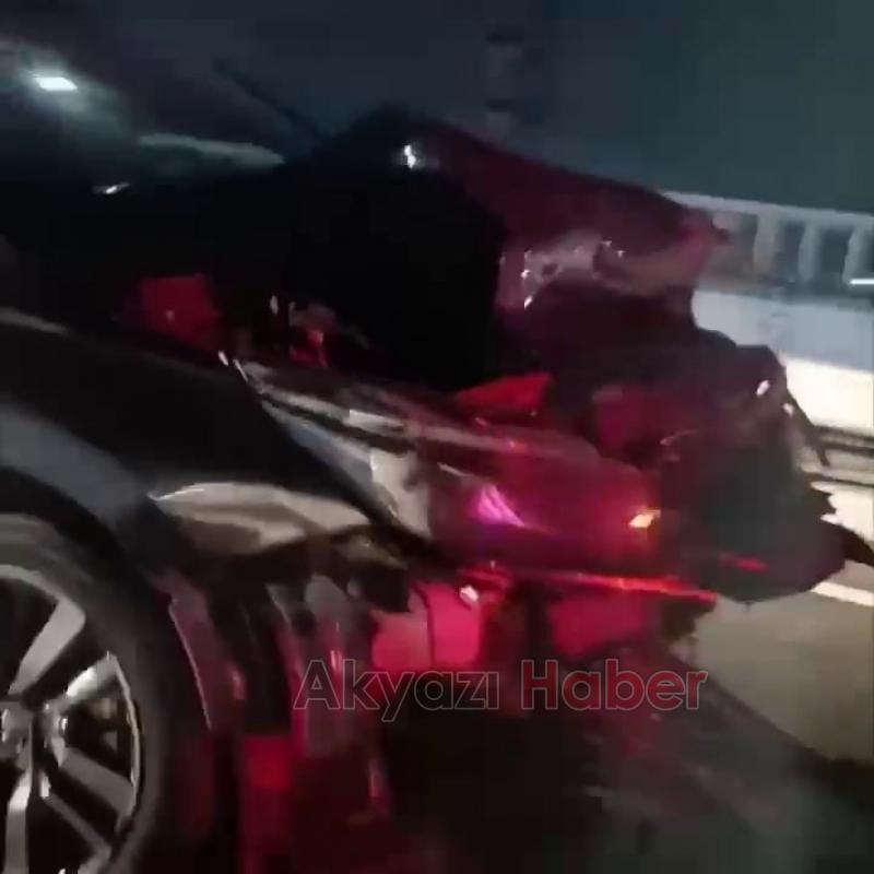 D-100 de kaza 5 yaralı