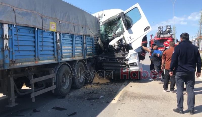 Karasu'da feci kaza: 1 ölü