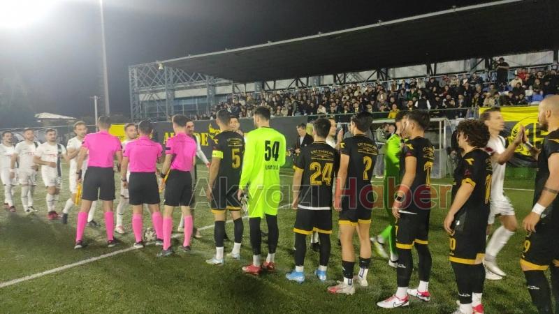 As Akyazıspor Ferizlispor'a mağlup oldu