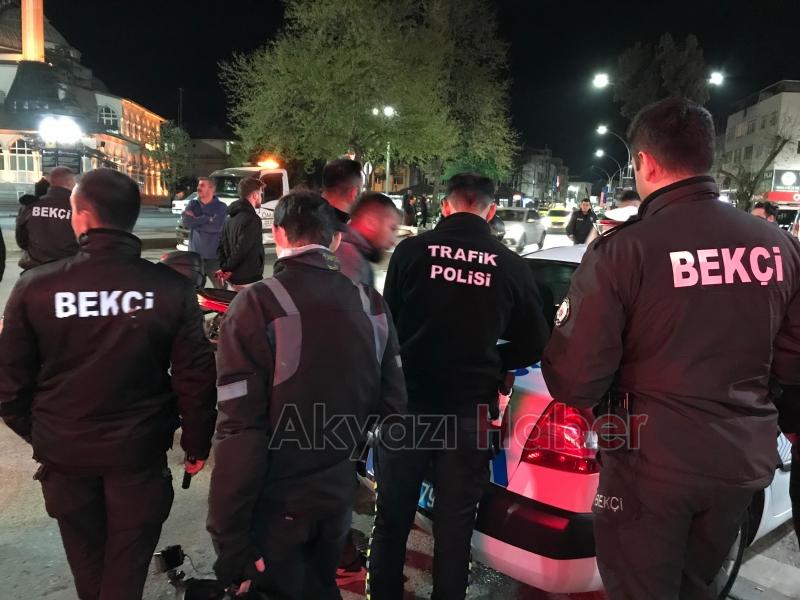 Bayram Öncesi Cadde'de Motosiklet Denetimi