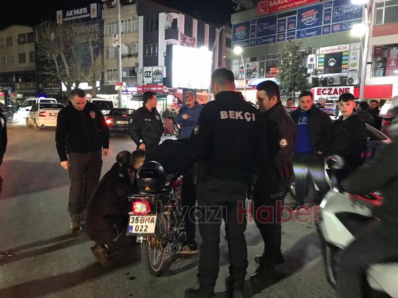 Bayram Öncesi Cadde'de Motosiklet Denetimi