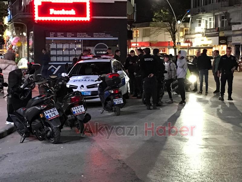 Bayram Öncesi Cadde'de Motosiklet Denetimi