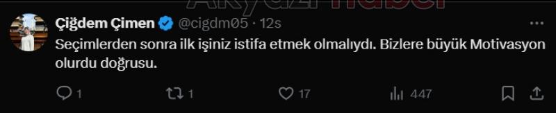 Ali İhsan Yavuz'un o paylaşımına istifa et yorumları yağdı