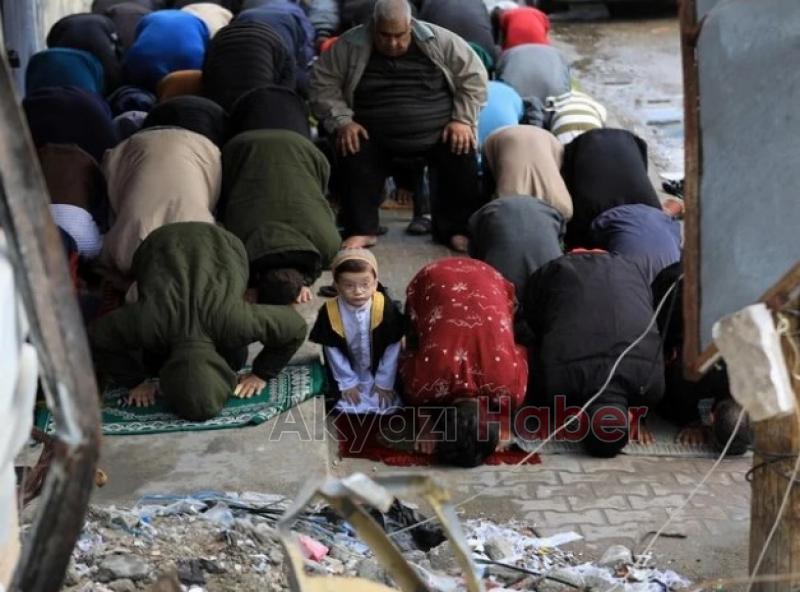 Gazze'de bayram sabahı