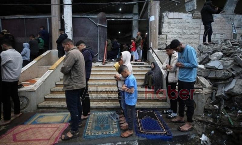 Gazze'de bayram sabahı