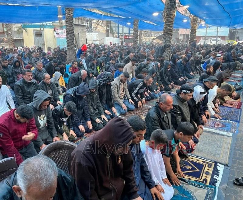 Gazze'de bayram sabahı