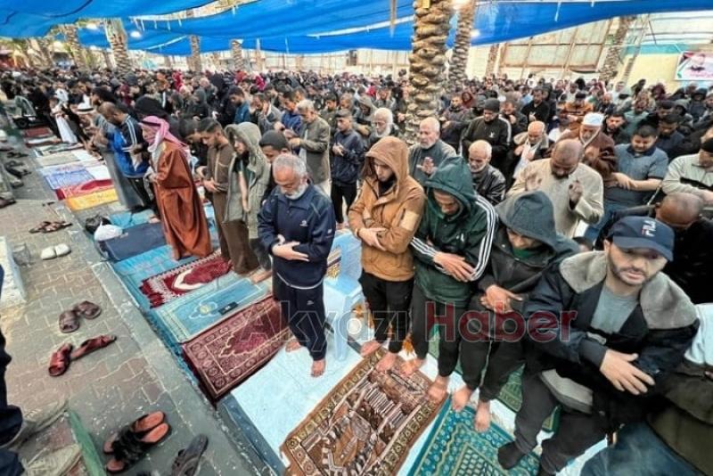 Gazze'de bayram sabahı