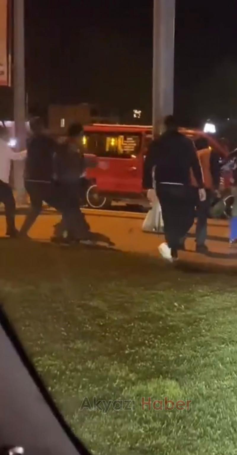 Kavşak boks ringine döndü