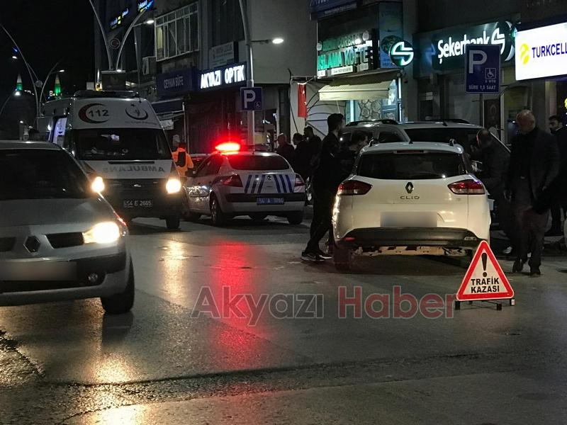 Ada Caddesi'nde Korkutan kaza Biri Çocuk 5 yaralı 