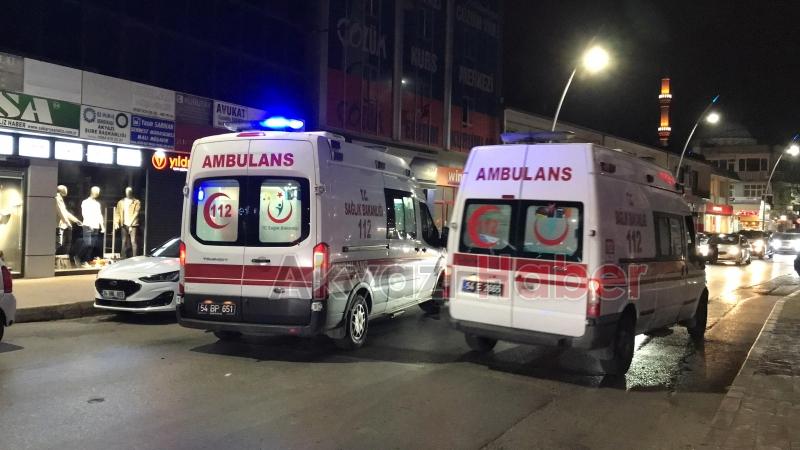 Ada Caddesi'nde Korkutan kaza Biri Çocuk 5 yaralı 