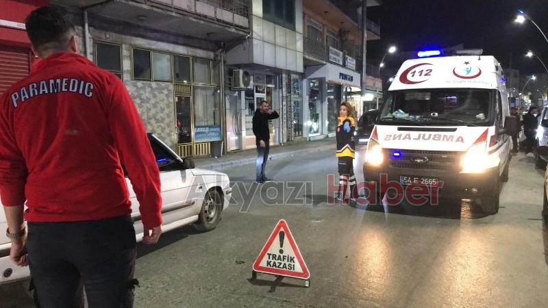 Ada Caddesi'nde Korkutan kaza Biri Çocuk 5 yaralı 