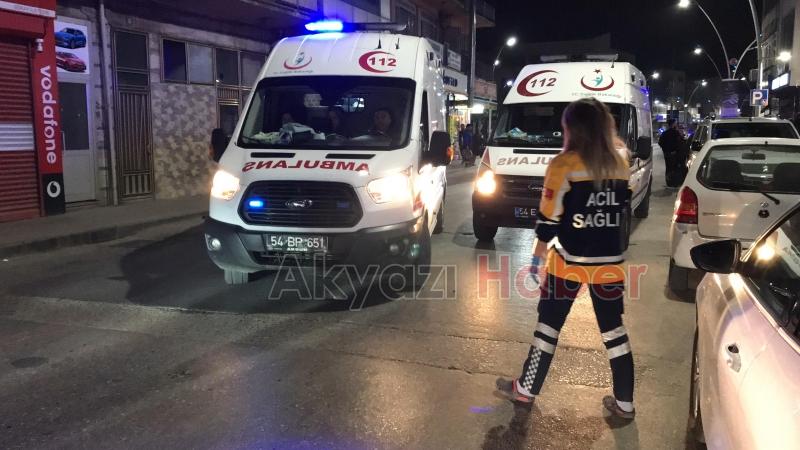 Ada Caddesi'nde Korkutan kaza Biri Çocuk 5 yaralı 