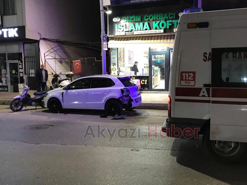 Ada Caddesi'nde Korkutan kaza Biri Çocuk 5 yaralı 