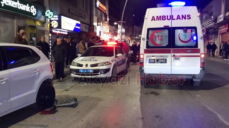Ada Caddesi'nde Korkutan kaza Biri Çocuk 5 yaralı 