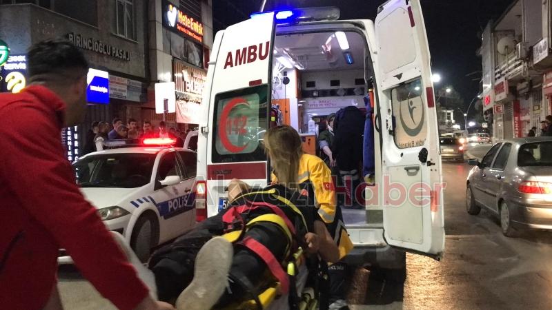 Ada Caddesi'nde Korkutan kaza Biri Çocuk 5 yaralı 