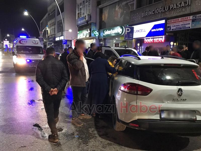 Ada Caddesi'nde Korkutan kaza Biri Çocuk 5 yaralı 