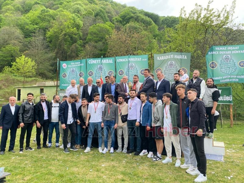 Pazarköyspor'da şampiyonluk sevinci