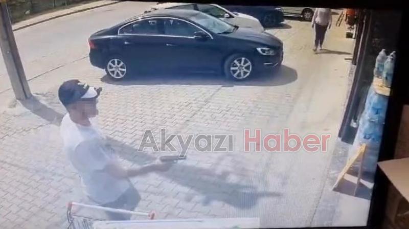 Markette dehşet anları kamerada