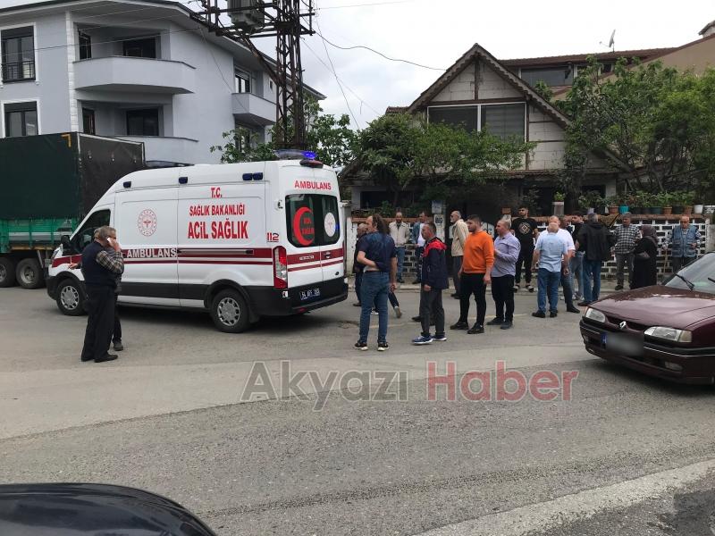 Cadde'de Cip yaya'ya çarptı 