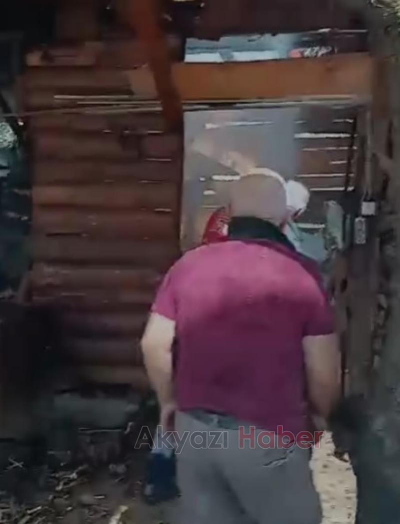 Altındere'de Ardiye Yangını Korkuttu