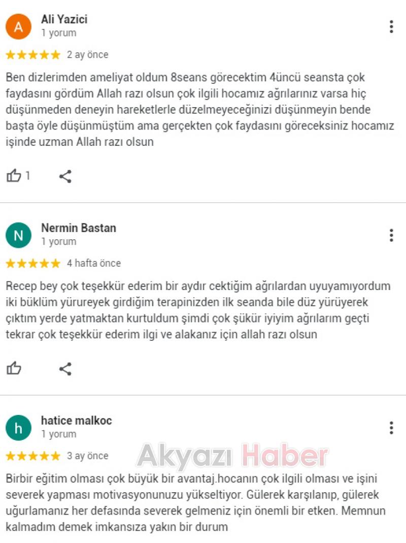 Core FİZYOTERAPİ Akyazı'ya iyi geldi