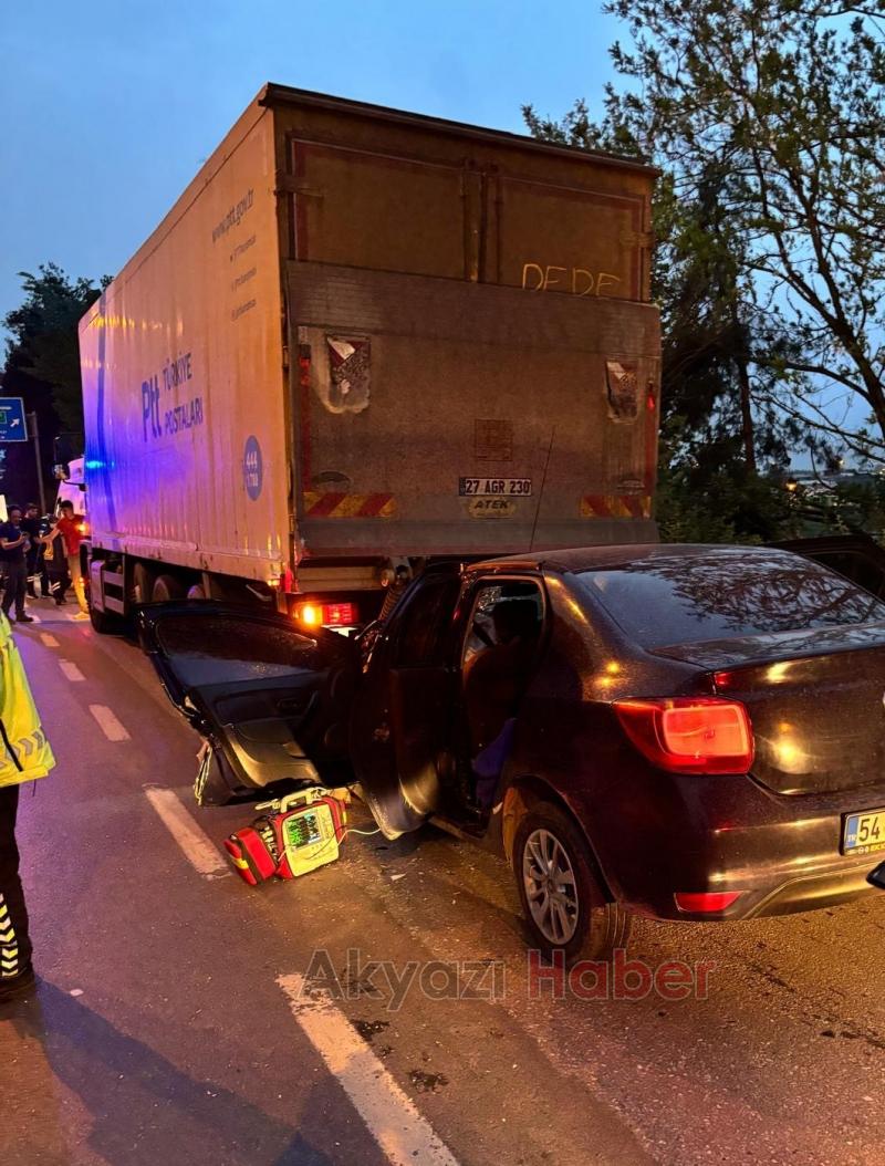 D-100'de feci kaza: 1 ölü, 2 yaralı