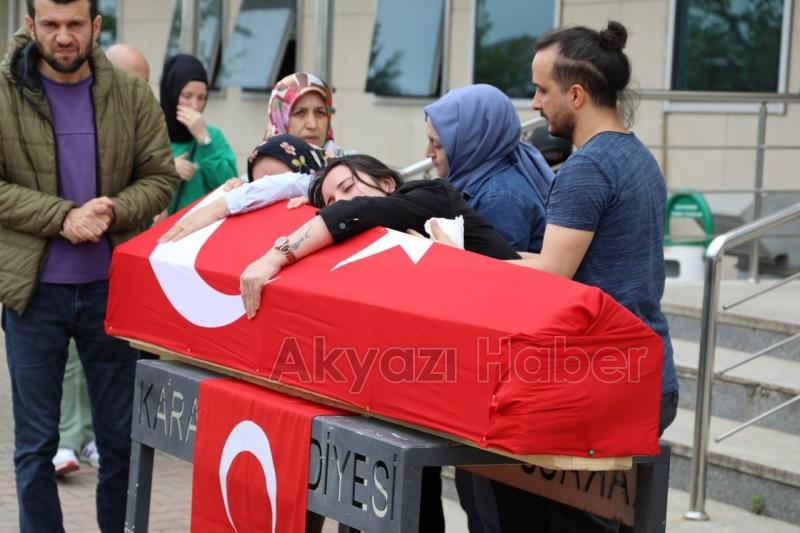 Kazada ölen adliye çalışanı için tören düzenlendi