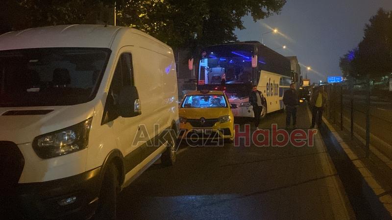 Tanker kaza yaptı, evler tahliye edildi