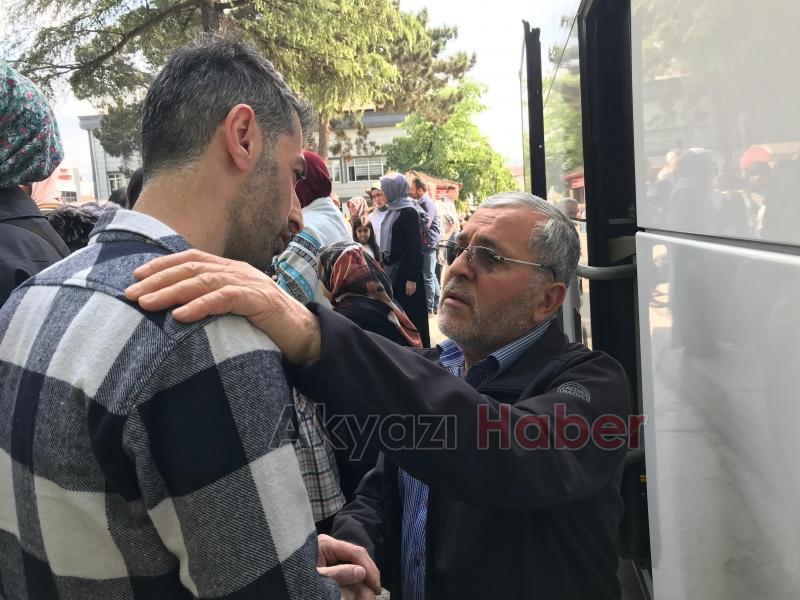 Akyazı'da ilk hac kafilesi yola çıktı