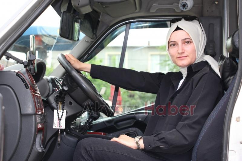 Dolmuş şoförü Havva'nın hayali tır ve otobüs şoförü olmak