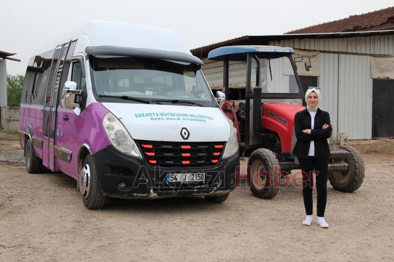 Dolmuş şoförü Havva'nın hayali tır ve otobüs şoförü olmak