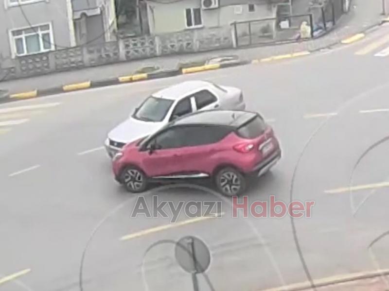 Şehirdeki kazalar böyle görüntülendi