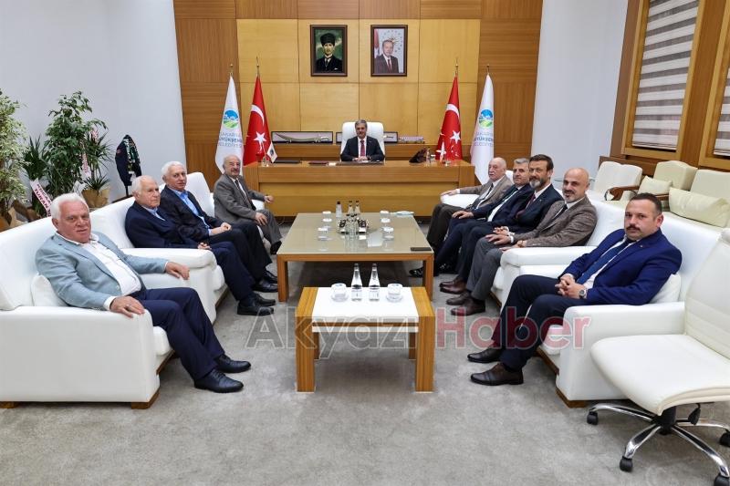 ATSO Heyeti Yusuf Alemdar'ı ziyaret etti