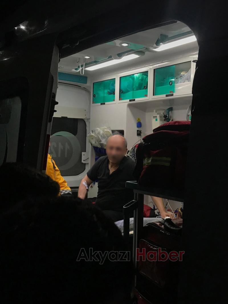 Cadde'de Motosiklet kazası 1 yaralı 