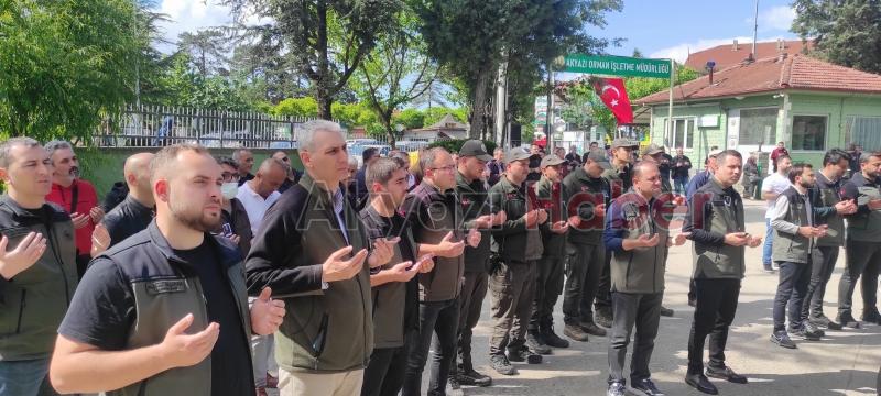 Patlamada hayatını kaybeden ormancı toprağa verildi