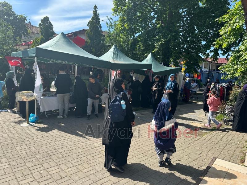 Akyazı'da STK'lardan Gazze nöbeti