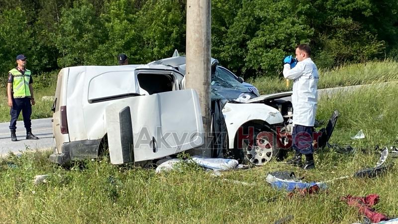 Kandıra-Kaynarca yolunda kaza:1 ölü, 1 yaralı