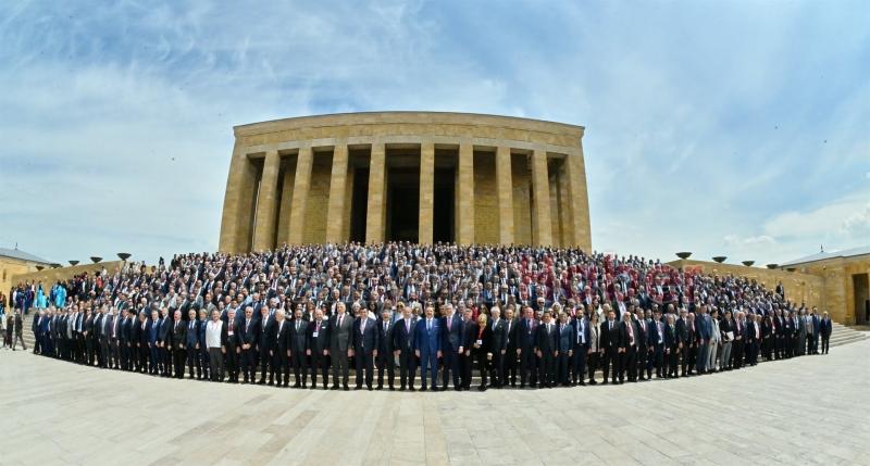 ATSO Başkanı Bayraktar ve Meclis Başkanı Başer, TOBB Genel Kurulu'na katıldı