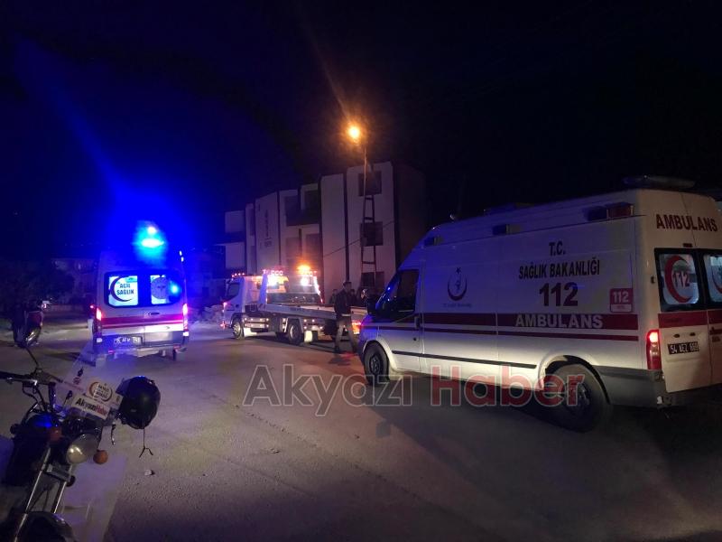 Bakan Sokak ta kaza 2 yaralı