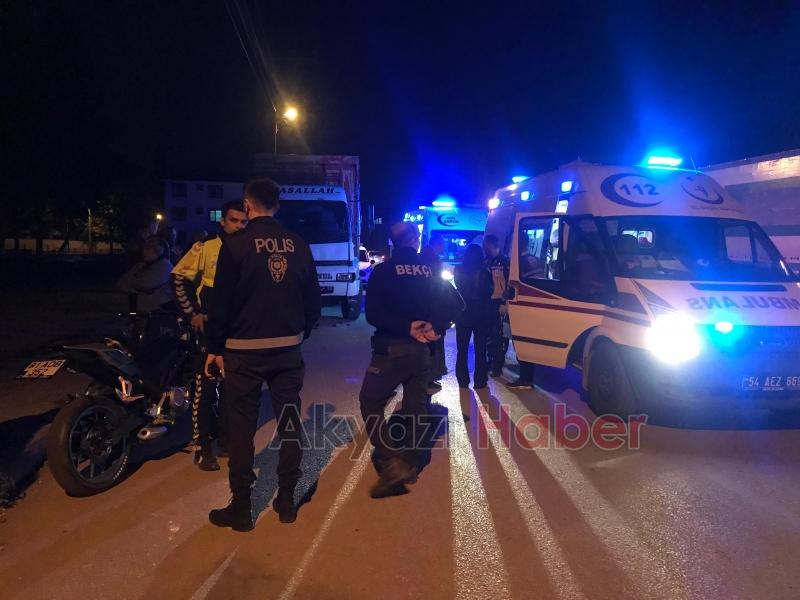 Bakan Sokak ta kaza 2 yaralı