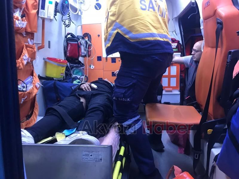 Bakan Sokak ta kaza 2 yaralı