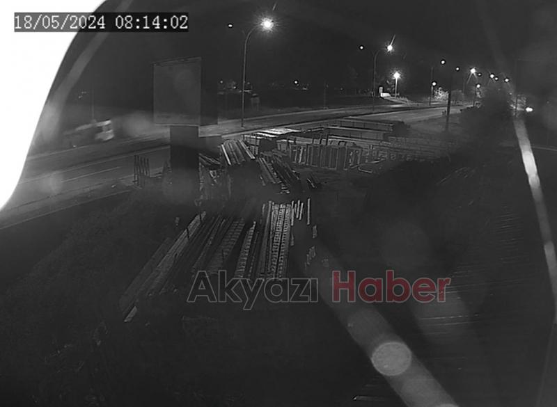 Bir kişinin öldüğü kaza kamerada