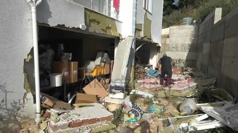 Ev sahibine kızdı apartmanı havaya uçurdu
